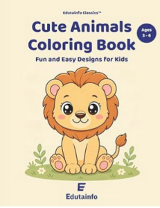 Cute Animals Coloring Book