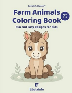Farm Animals Coloring Book